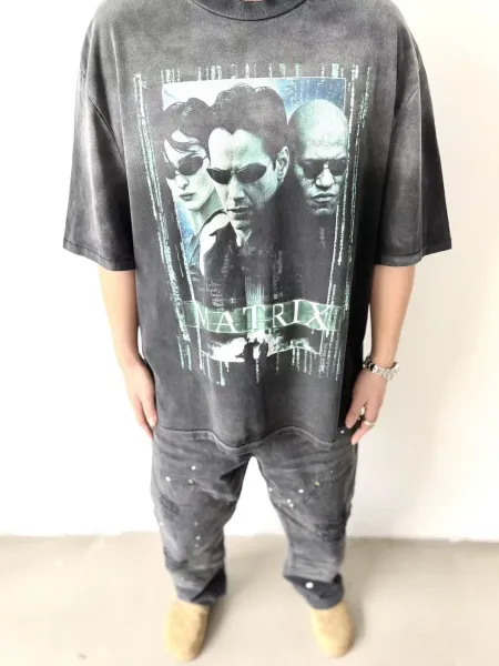 Saint Tears Saint The Truman Show Graphic T-Shirt White T-Shirts - 18
