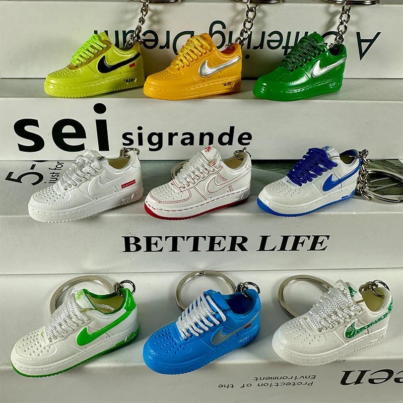 Miniature Sneaker Keychains