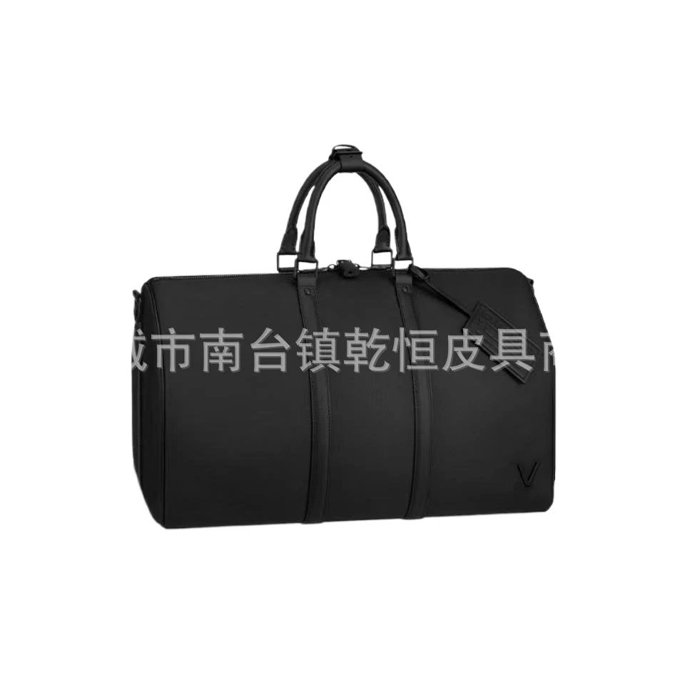 Louis Vuitton Keepall Bandoulière 50 Damier Graphite Black Duffle Bag - 2