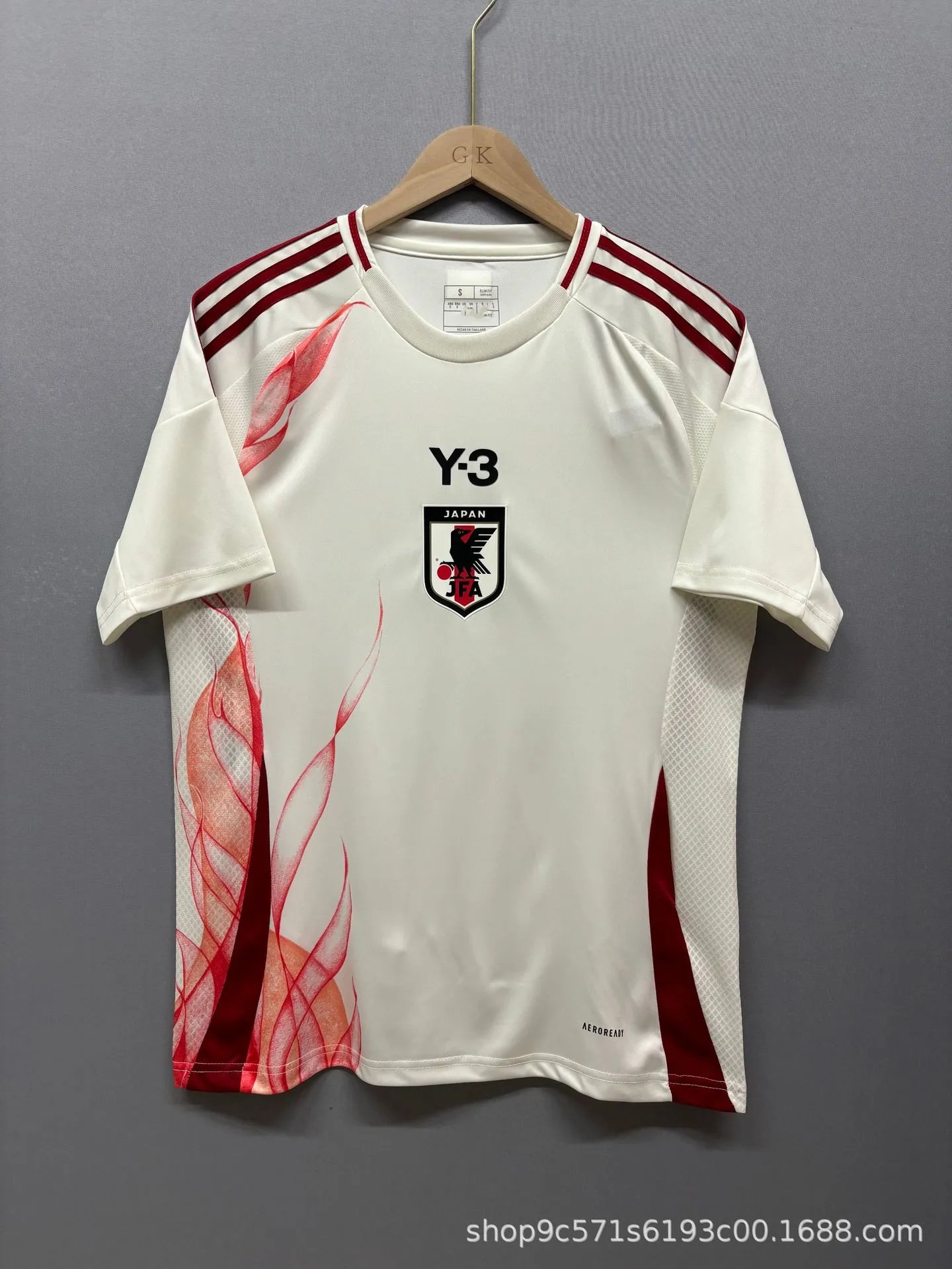 Adidas Y-3 Japan National Team Training Jersey White / Red