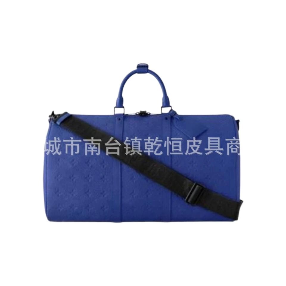 Louis Vuitton Keepall Bandoulière 50 Damier Graphite Black Duffle Bag - 7