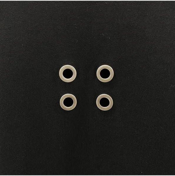 Design Four Circles Oversized T-Shirt Black Tops.t Shirts - 20