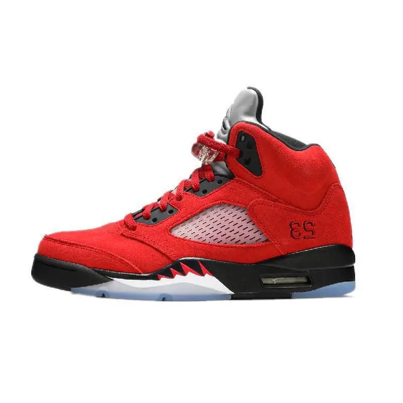 Air Jordan 5 Light Blue Sneakers Basketball Shoes - 8