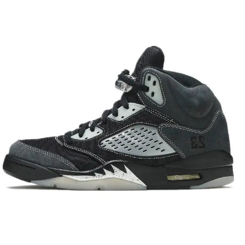 Air Jordan 5 Light Blue Sneakers Basketball Shoes - 18
