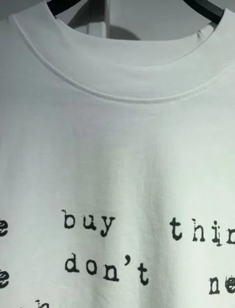 Design Statement Graphic T-Shirt White - 6