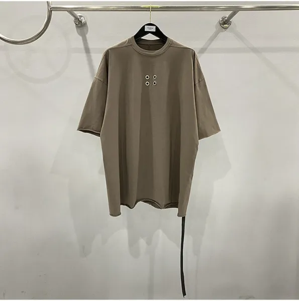 Design Four Circles Oversized T-Shirt Black Tops.t Shirts - 5