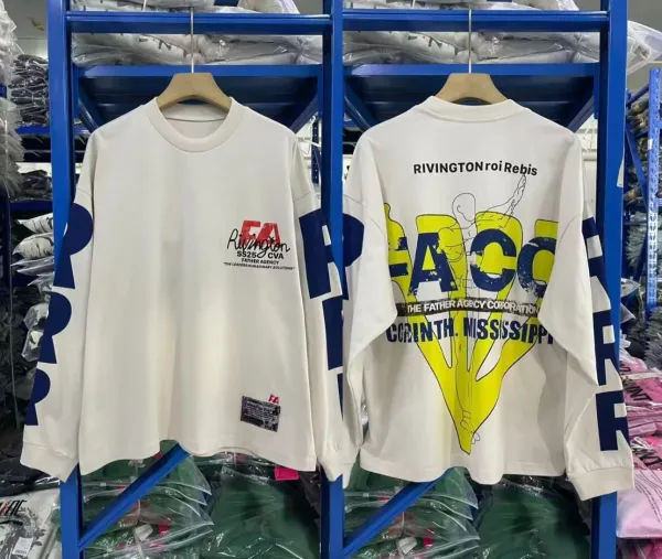 AFA Rivington FA SS25 Long Sleeve T-Shirt White T-Shirts - 1