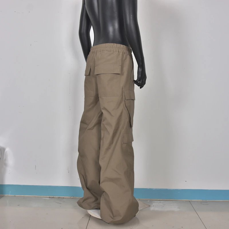 Design Wide-Leg Cargo Pants Olive - 8