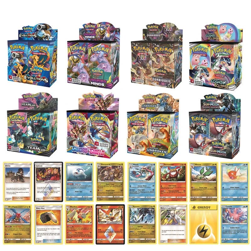 The Pok mon Company Various Expansion Sets Trading Card Game Booster Boxes and Cards