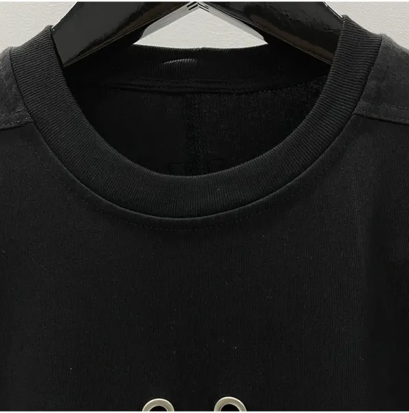 Design Four Circles Oversized T-Shirt Black Tops.t Shirts - 19