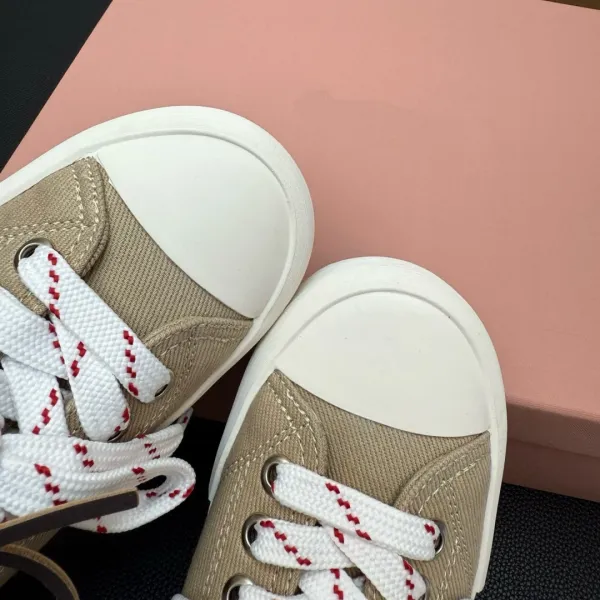 Design Mule Sneaker Black White Red Rope Lace Canvas Shoes - 9