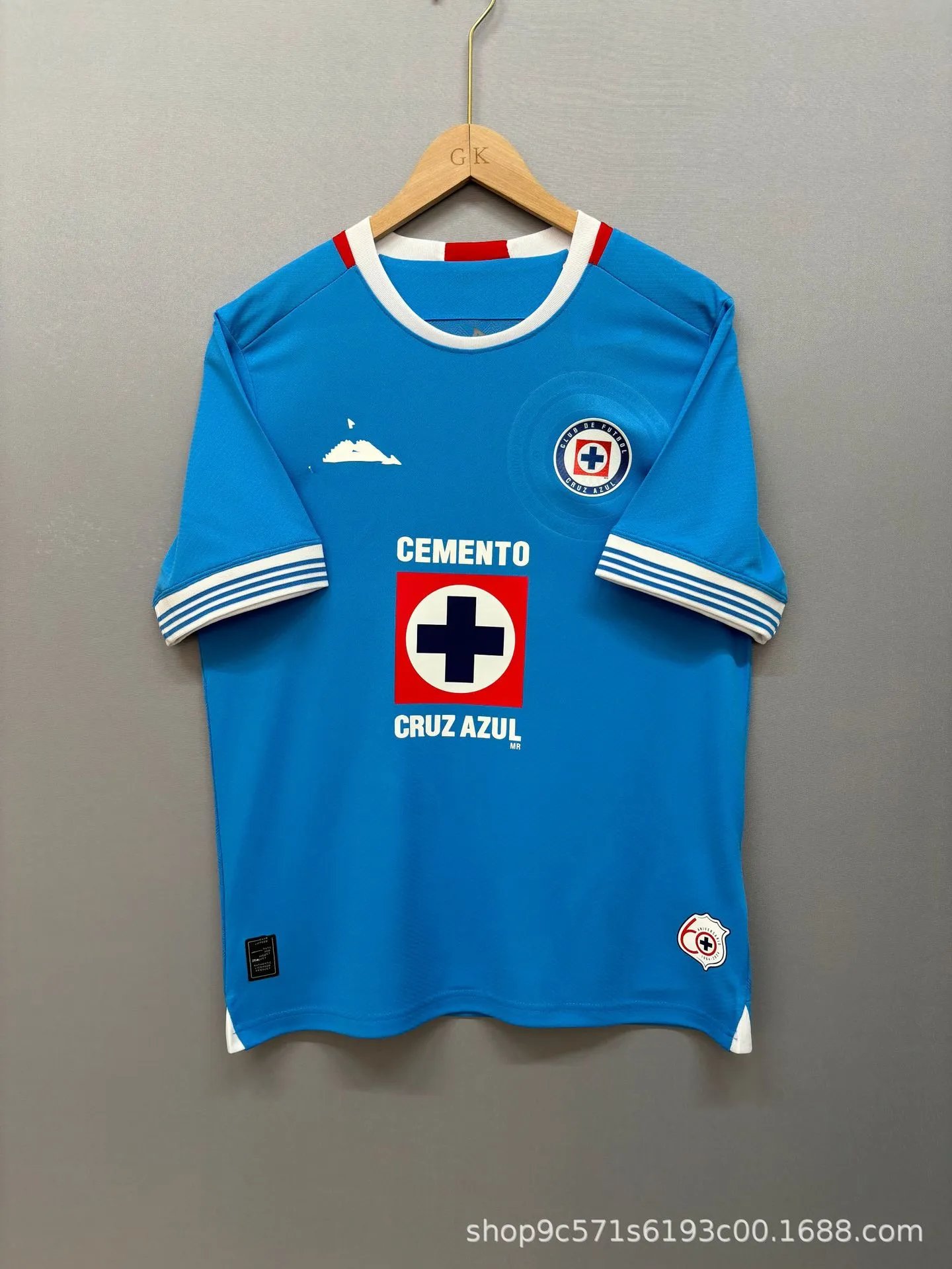 AC Milan Cruz Azul 2023 Away Jersey Blue Jersey - 1