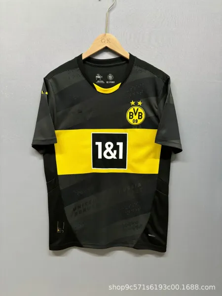 Borussia Dortmund 2023-24 Third Jersey Black Yellow - 1