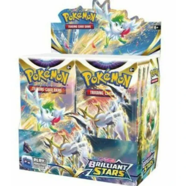 Design Pokémon Trading Card Game Sword & Shield Brilliant Stars Booster Box Electronics - 1