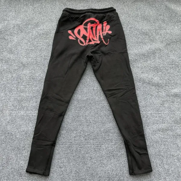 Design Graffiti Logo Black Sweatpants - 1