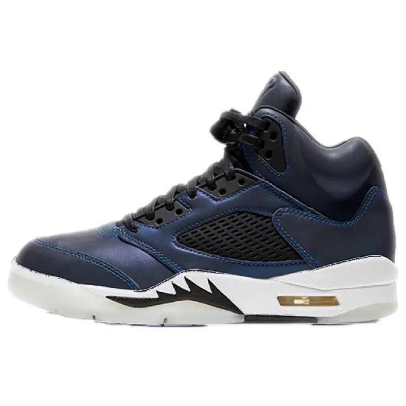 Air Jordan 5 Light Blue Sneakers Basketball Shoes - 10