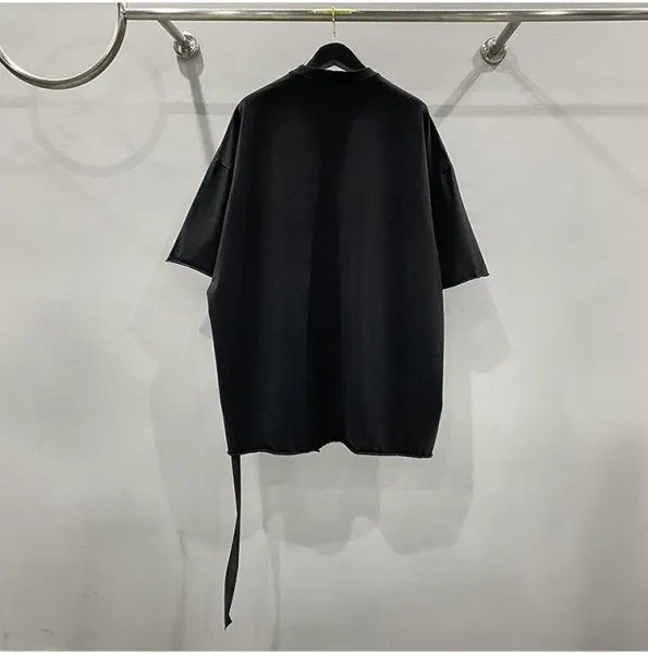 Design Four Circles Oversized T-Shirt Black Tops.t Shirts - 16