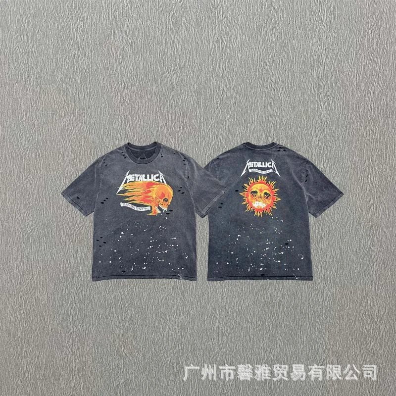Metallica Distressed Graphic T-Shirt Black