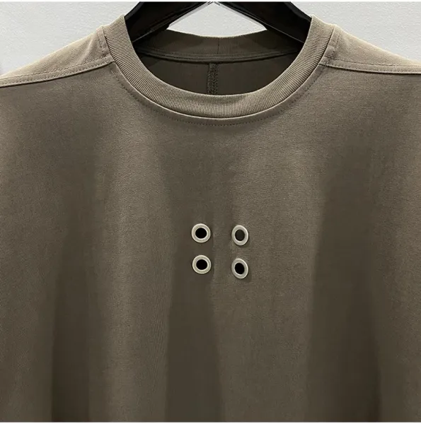 Design Four Circles Oversized T-Shirt Black Tops.t Shirts - 7