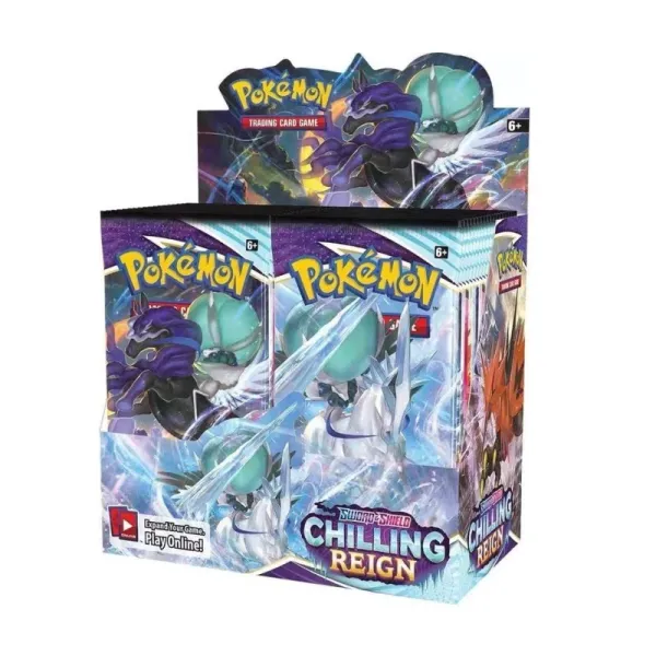 Design Pokémon Trading Card Game Sword & Shield Chilling Reign Booster Box Electronics - 1