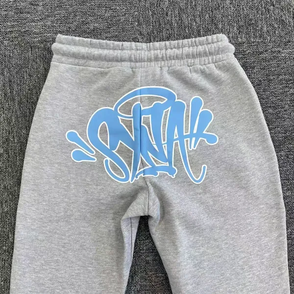 Design Graffiti Logo Sweatpants Gray - 1