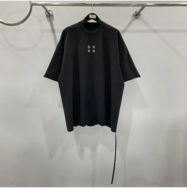 Design Four Circles Oversized T-Shirt Black Tops.t Shirts - 15