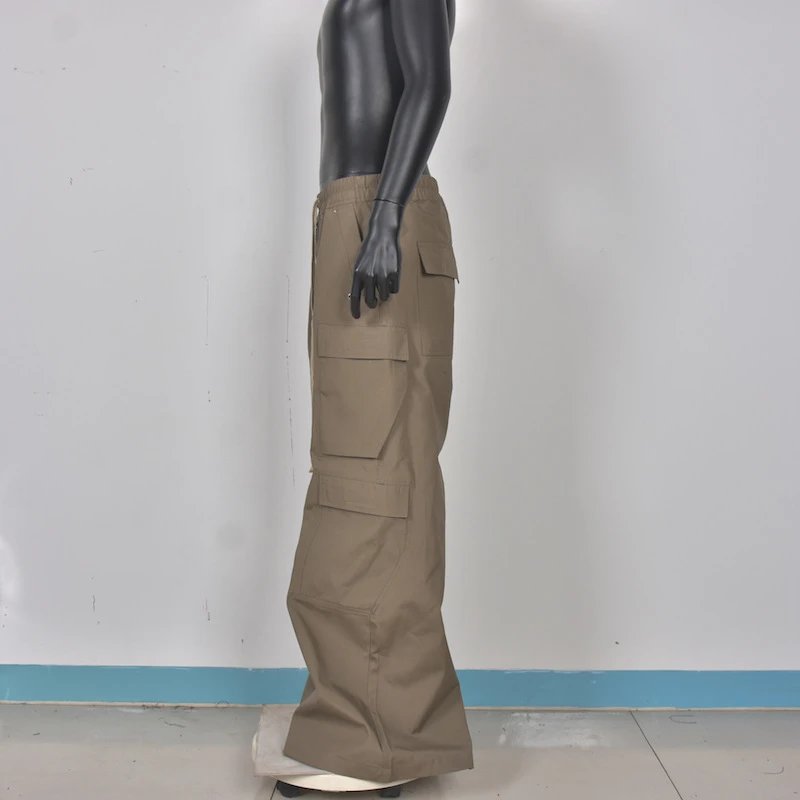 Design Wide-Leg Cargo Pants Olive - 6