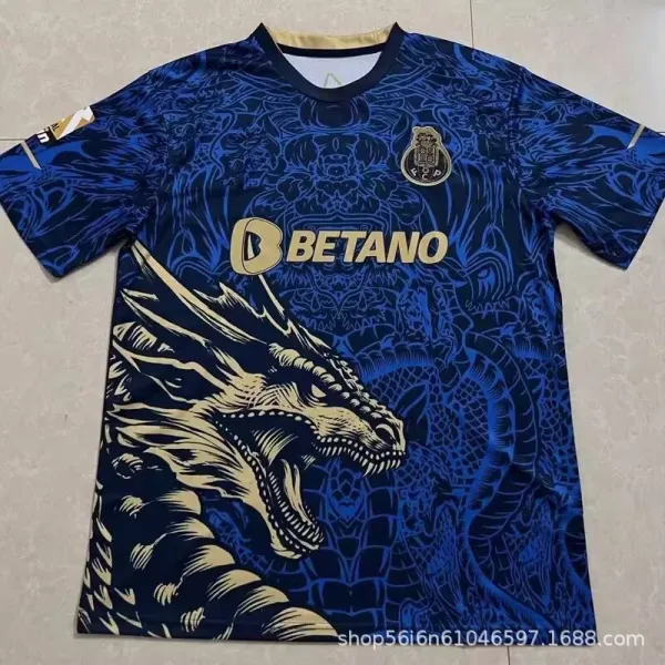 Design FC Porto x Betano Dragon Print Jersey Blue Jersey - 1