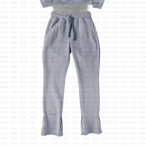 Design Classic Drawstring Sweatpants Gray - 1