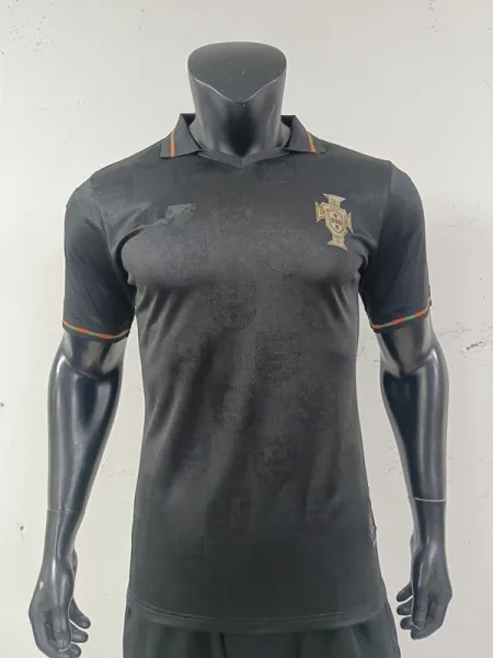 Portugal National Team Black Away Jersey - 1