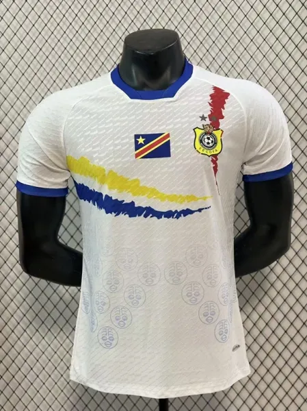 Design DR Congo National Team 2023 Away Jersey White Jersey - 1