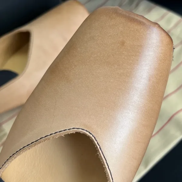 Design Square-Toe Ballet Flats Beige Suede Shoes Casual Shoes - 20