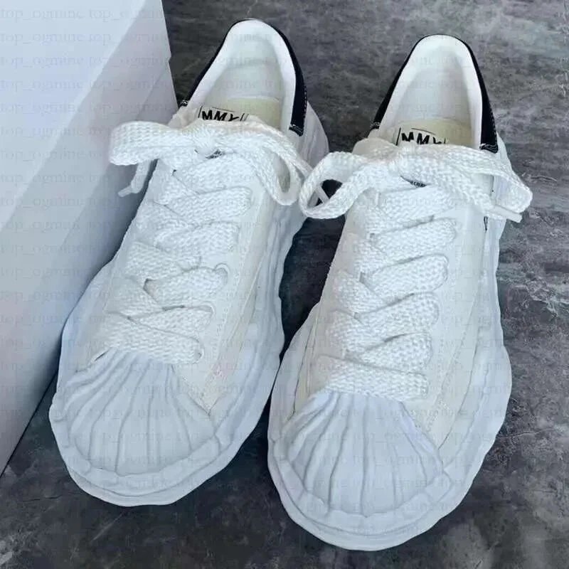 White Thick Sole Sneakers