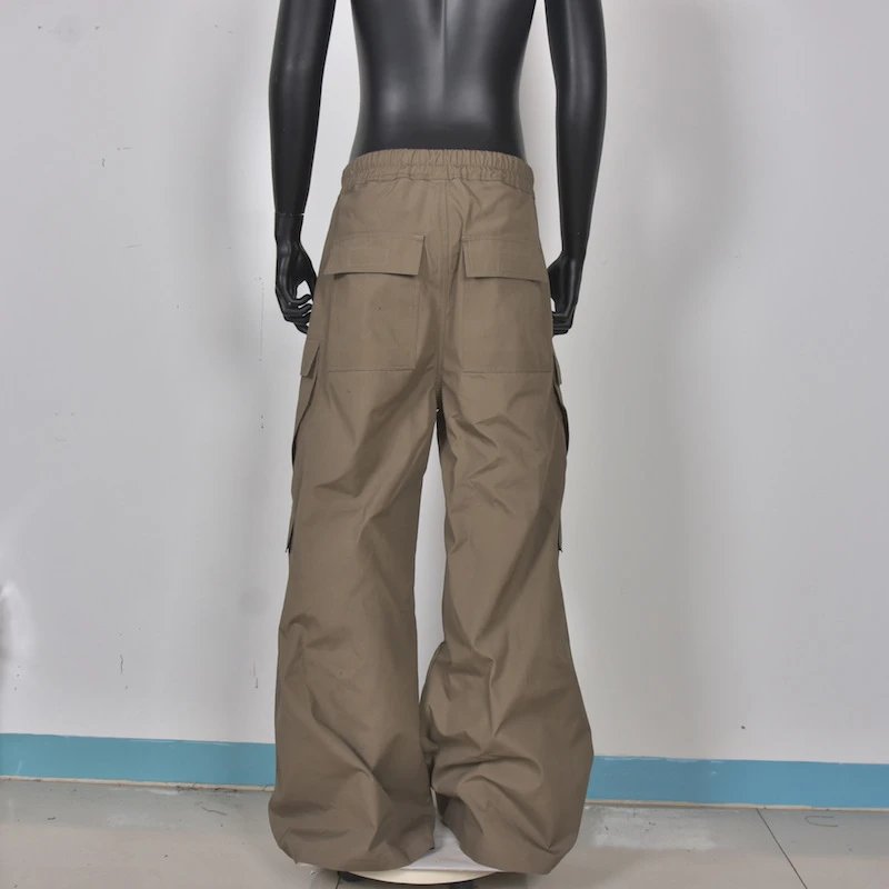 Design Wide-Leg Cargo Pants Olive - 7