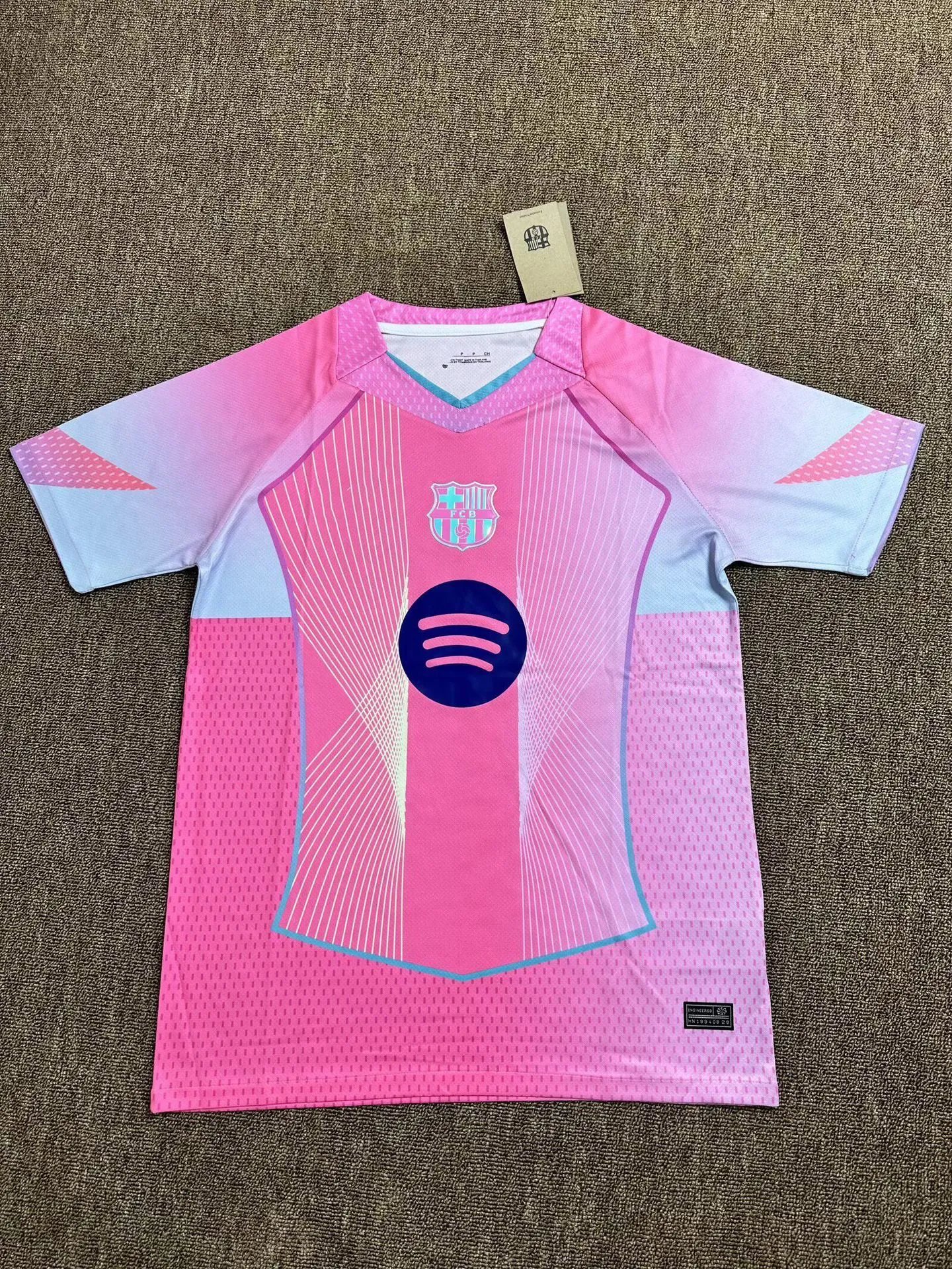 FC Barcelona x Spotify Third Kit Pink Gradient Jersey