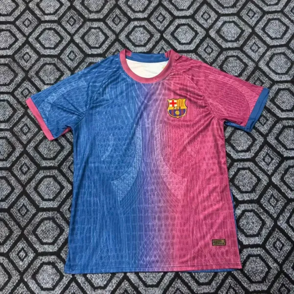 FC Barcelona 2023-24 Third Jersey Blue Pink Gradient Jersey - 1