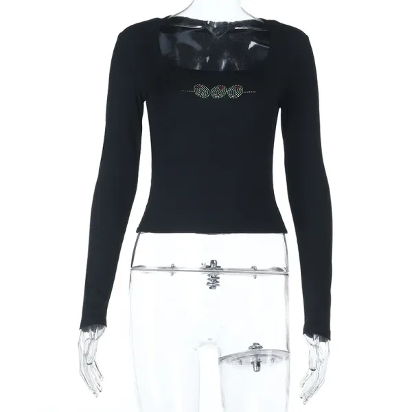 Design Embroidered Cactus Crop Top White - 4