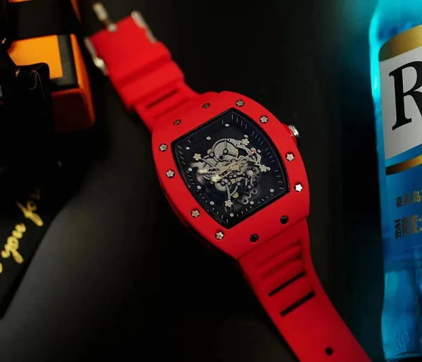 Richard Mille RM 07-01 Red Ceramic Skeleton Watch Watches - 1