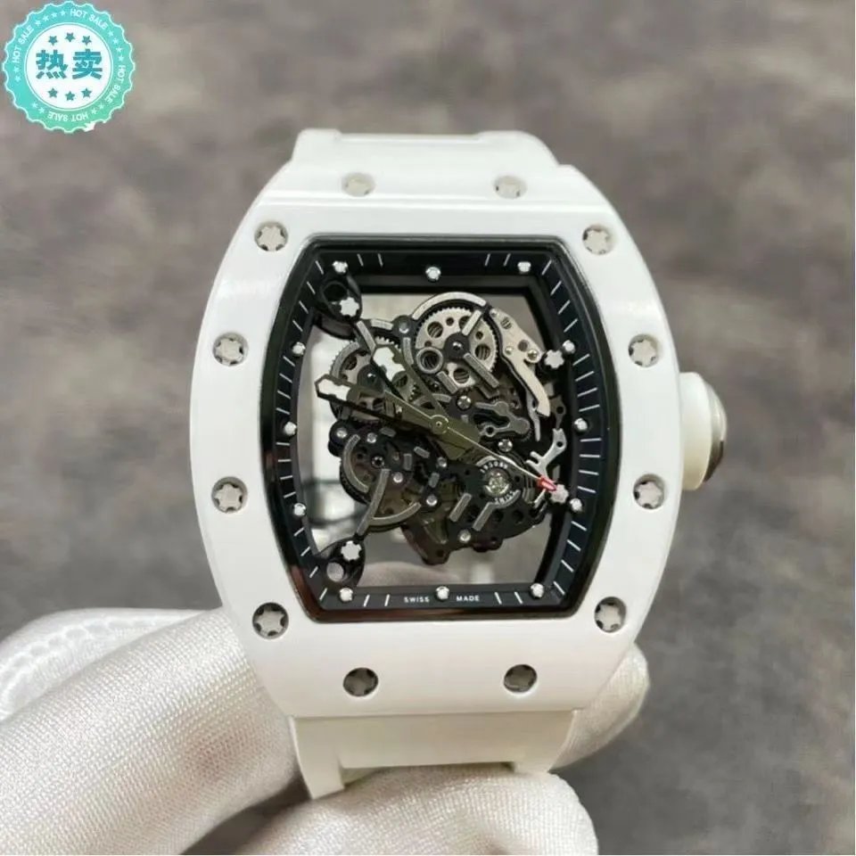 Richard Mille RM 056 White Ceramic Skeleton Watch Watches