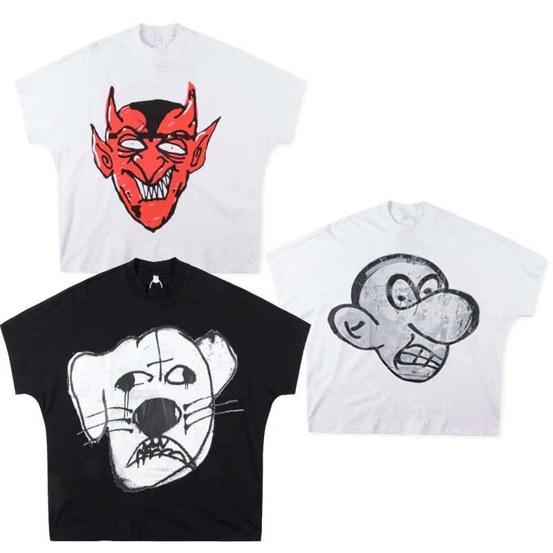 Graphic Print Oversized T-Shirts