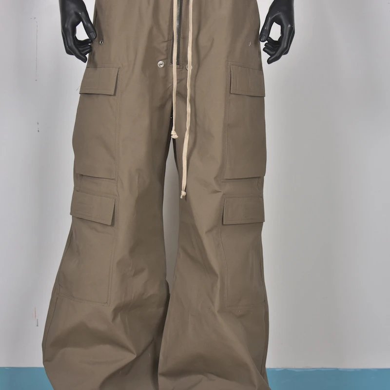 Design Wide-Leg Cargo Pants Olive - 5