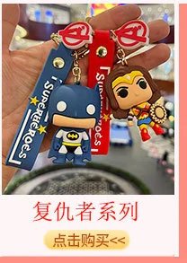 Design Marvel Spider-Gwen Keychain with Superhero Badge Strap Red Multicolor Accessories - 4