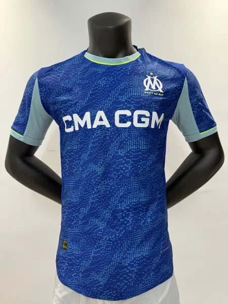 Olympique de Marseille CMA CGM Third Kit Blue Jersey - 1