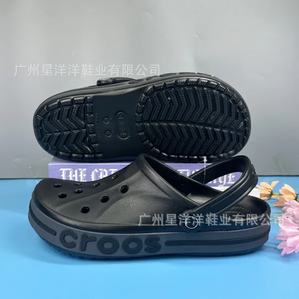 Crocs Classic Clog Pink and White Casual Sandals - 2