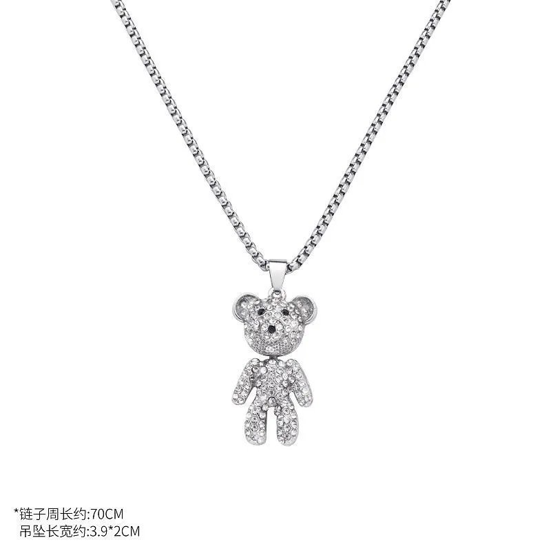 Design Astronaut Pendant Necklace Silver Jewelry - 4