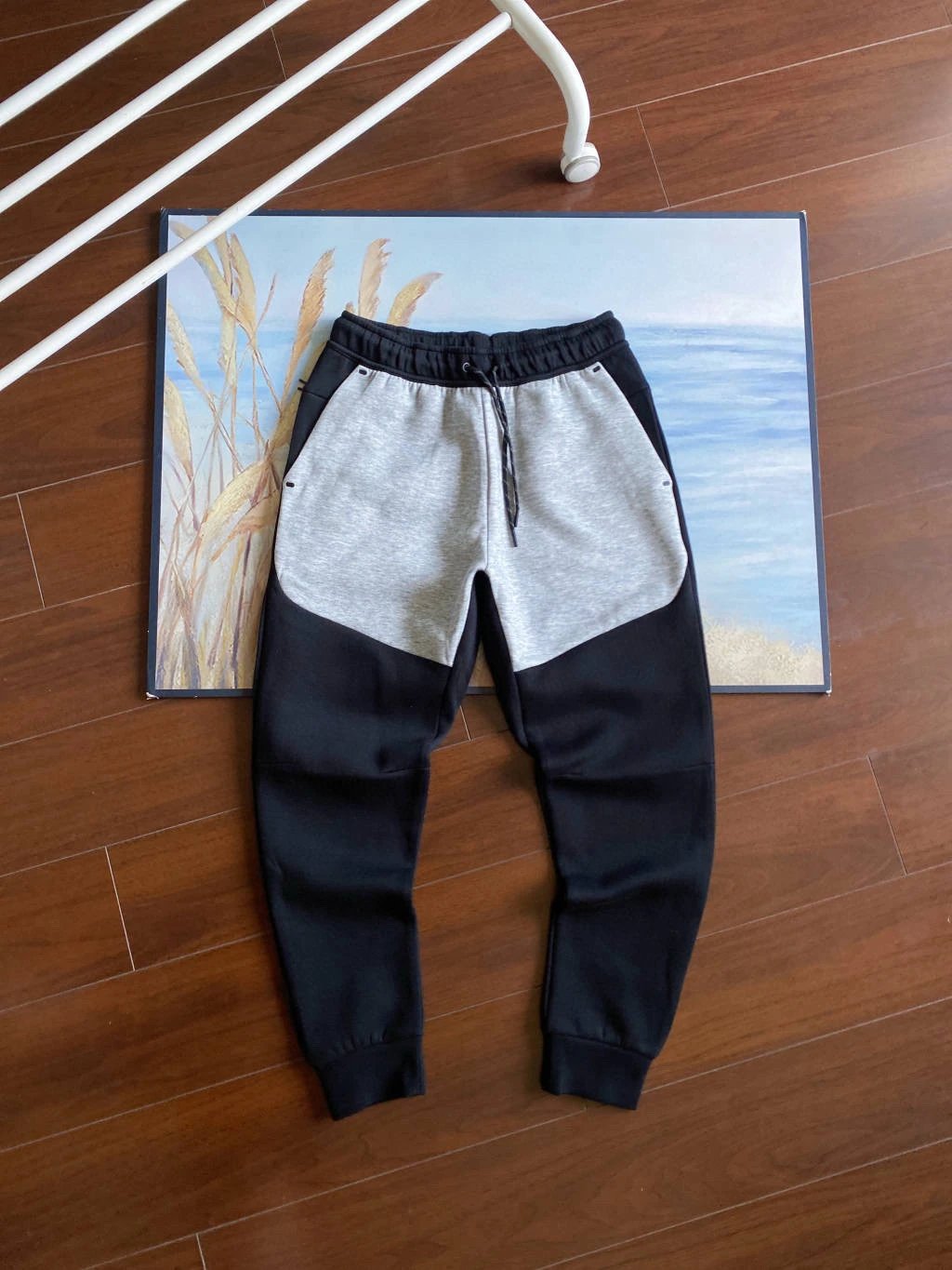 Black and Light Grey Pants