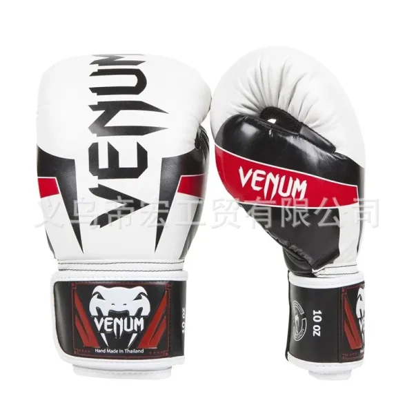 Design Venum Challenger 2.0 White / Black / Red Boxing Gloves Accessories - 1