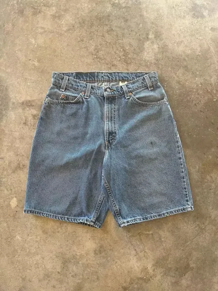 Design Silver Tab 8-Ball Denim Shorts Black Shorts - 3