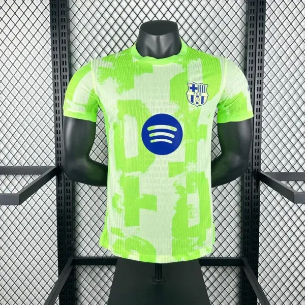 FC Barcelona x Spotify Training Jersey Lime Green - 1