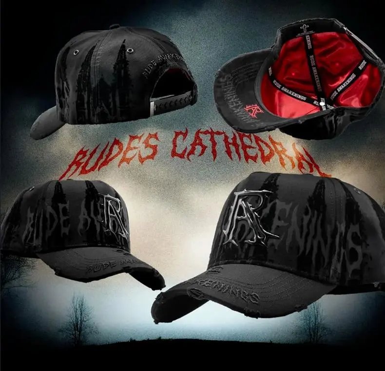 Design ThirtyOne x De Fact LA 'El Mago' Embroidered Baseball Cap Black Baseball Cap - 24
